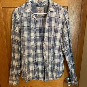 Guess plaid shirt worn twice